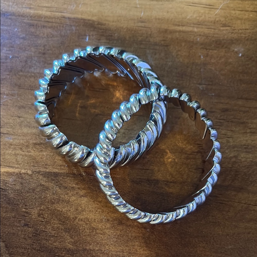 Chico's Silver Twisted Ring